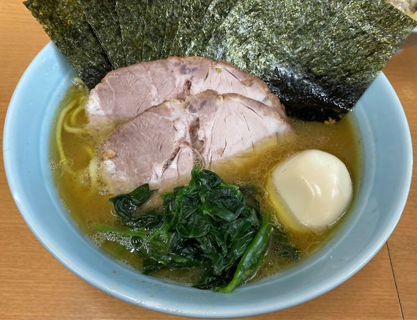 「特製らーめん 海苔 硬 多」@横浜らーめん 武蔵家 綾瀬店の写真