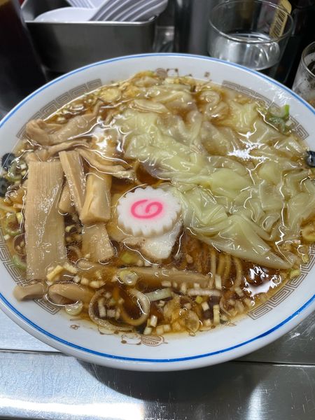 「ワンタンメン 竹の子」@中華そば みたかの写真