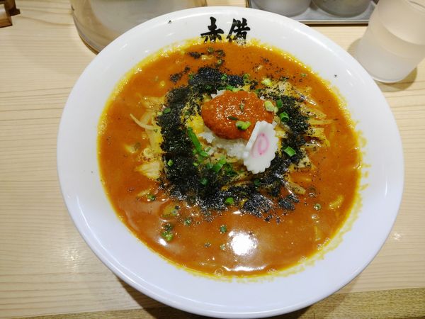 「赤辛中華そば（1,030円）」@赤備の写真