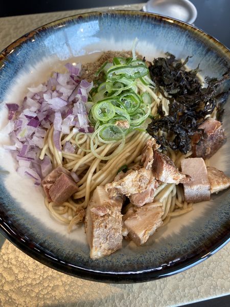 「限定 煮干和え玉 280」@麺屋さすけ 本店の写真