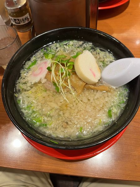 「極塩ラーメン 1,000円」@函館麺厨房 あじさい 東京ラーメンストリート店の写真