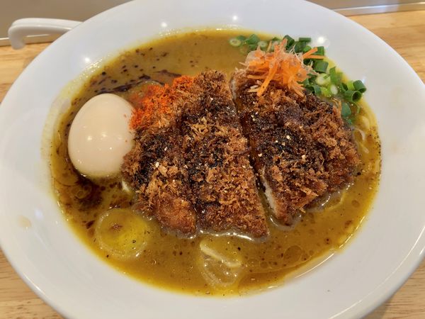 「カツカレーそば 1000円」@中華そば ひしおの写真