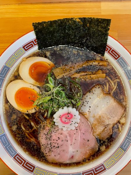 「味玉　黒　中華そば」@麺処 瓢たん。の写真