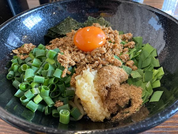 「台湾まぜそば+サービス追い飯」@HAYATEの写真