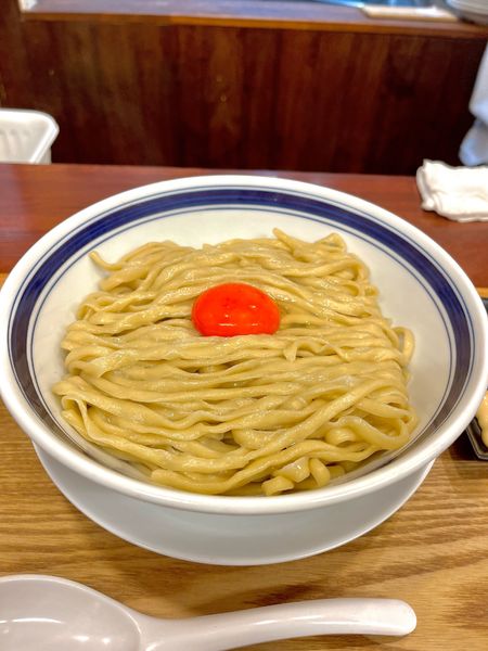 「【夜限定】釜玉油そばご飯セット」@中華そば 千乃鶏の写真