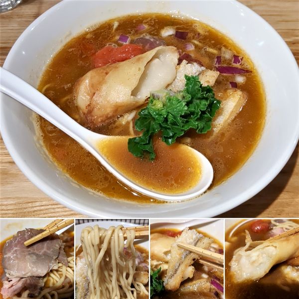 「オマール海老と魚介出汁らーめん(2/16限定)  1700円」@らーめん 改の写真