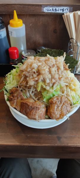 「ラーメン　大盛」@めん屋 五坊の写真