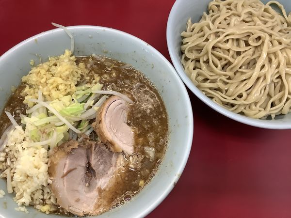 「[限定]ぎょっ玉つけ麺　サバver」@ラーメン二郎 中山駅前店の写真
