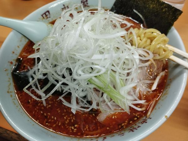 「地獄ラーメン上級(大盛)(900)」@地獄ラーメン 田中屋の写真