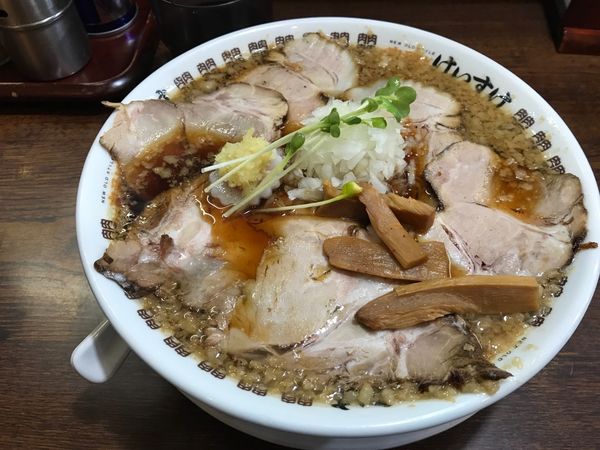 「肉そば背脂醤油」@New Old Style 肉そばけいすけの写真