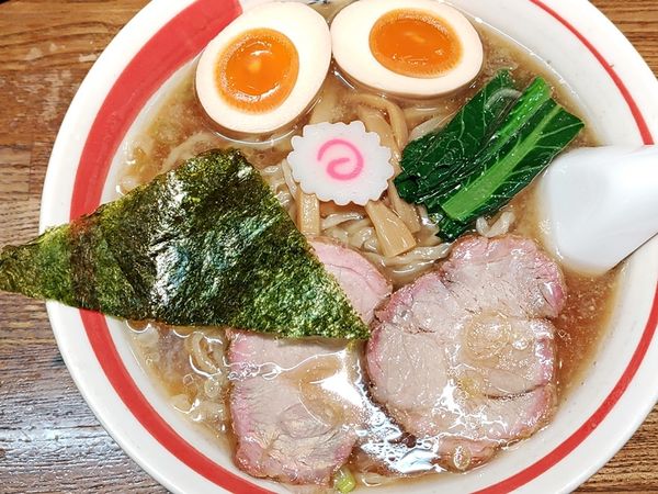 「中華そば＋煮玉子」@青竹平打ち中華そば 麺壱吉兆の写真