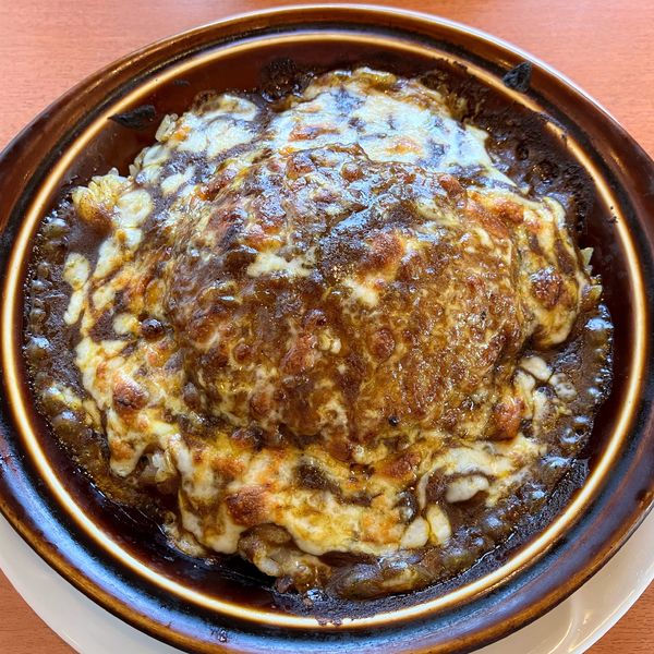 「ﾊﾝﾊﾞｰｸﾞｶﾚｰﾄﾞﾘｱ(ｸｰﾎﾟﾝ使用460円引き)他」@デニーズ 千葉ニュータウン店の写真