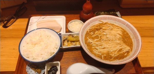 「鯖定食」@炭火焼濃厚中華そば 海富道の写真