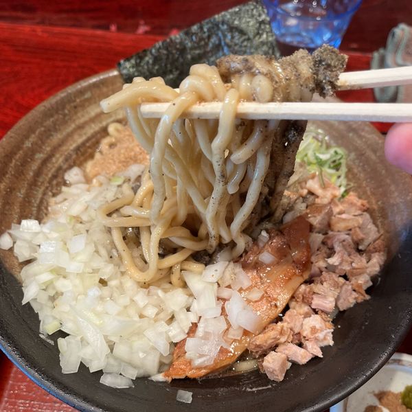 「煮干しまぜそば」@食処 渓の写真