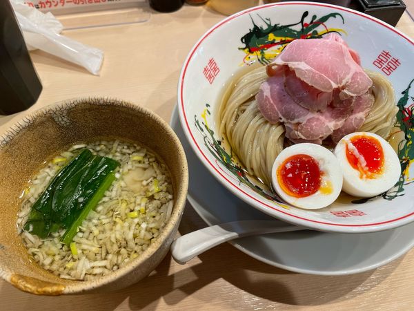 「ちょっとずつ鰹昆布水つけ麺」@つけめん金龍の写真