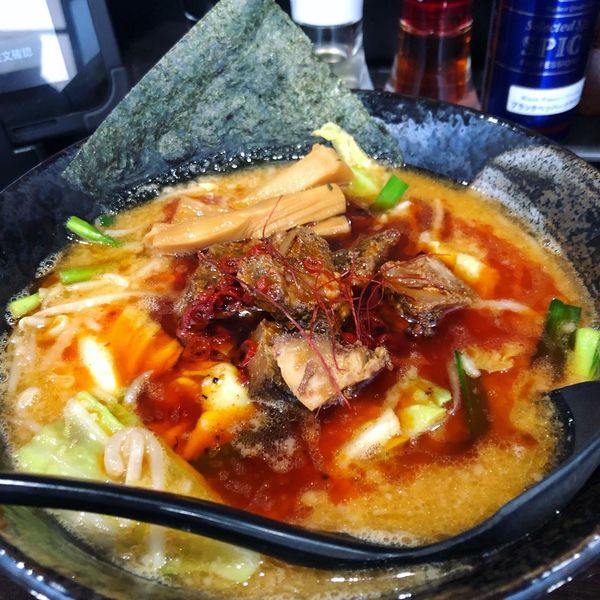 「カエンらーめん　3辛」@信州麺屋 とんずら －カエン－の写真