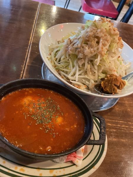 「蟹味噌つけ麺」@らーめん 豚島の写真