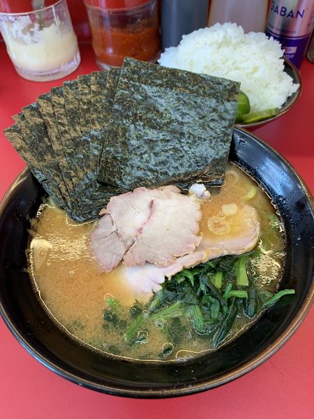 「ラーメン 高級海苔」@横浜ラーメン 相馬家の写真