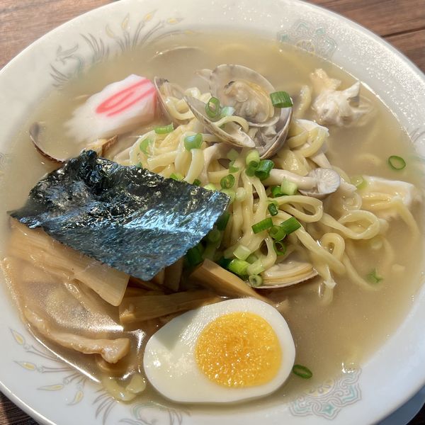 「キノコとアサリ潮」@魚介拉麺 大勝軒の写真
