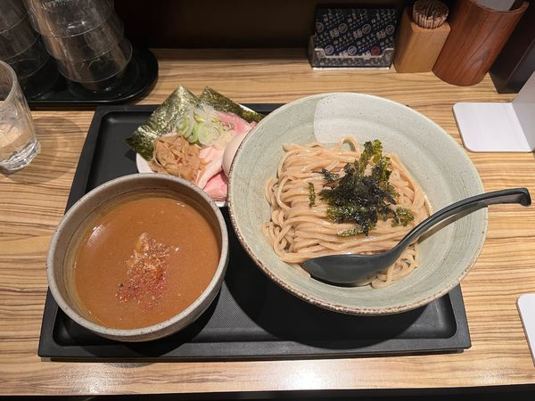 「特製渡り蟹のつけ麺熱盛」@麺屋 百式 西小山本店の写真