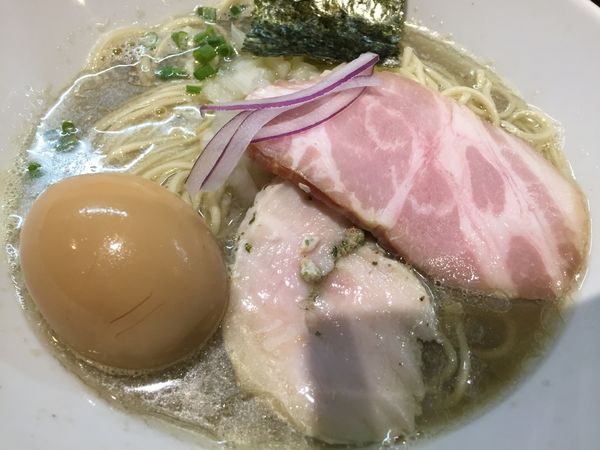 「味玉濃厚蕎麦（1030円）」@亀戸煮干中華蕎麦 つきひの写真