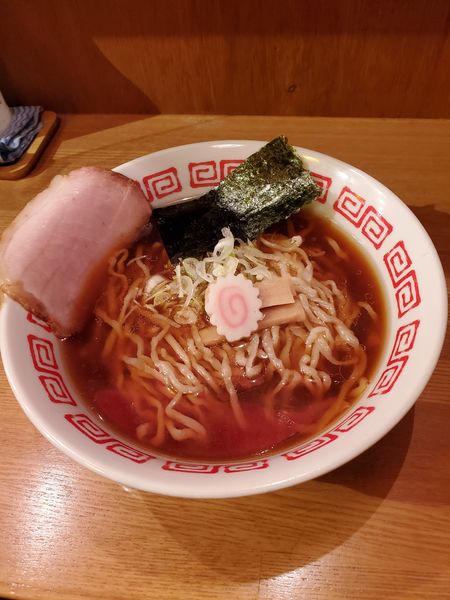 「平打ち熟成そば（醤油）」@鶴松富士 本店の写真