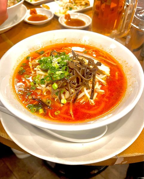 「辛味噌ラーメン」@博多まるきんラーメン 中延店の写真