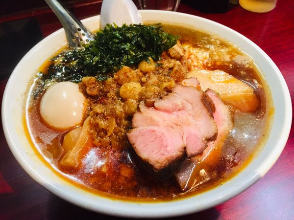 「【限定】特製パワフル煮干【1090円】」@鶏こく中華 すず喜の写真