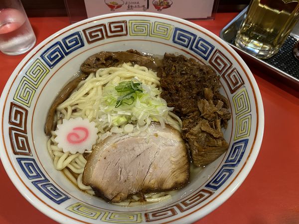 「黒豚旨味そば」@カドヤ食堂 本店の写真