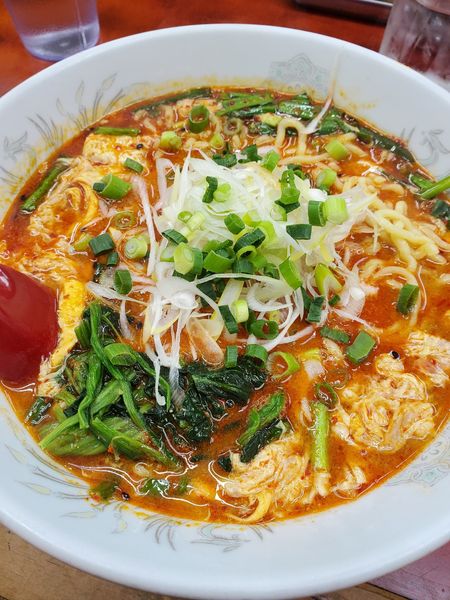 「ドラたんたん麺８００円辛さ上級」@らーめん ドラごんちの写真