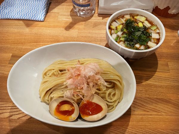 「塩つけ麺＋味玉」@自家製麺しげの写真