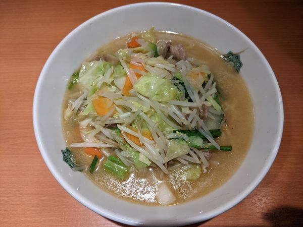 「野菜たっぷりタンメン：550円」@日高屋 調布北口店の写真