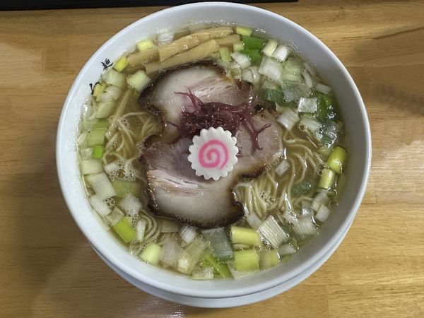 「限定・煮干しそば汐 1090円」@麺屋 白神の写真