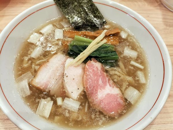 「手揉み中華そば・塩￥９００」@麺処 にし尾の写真