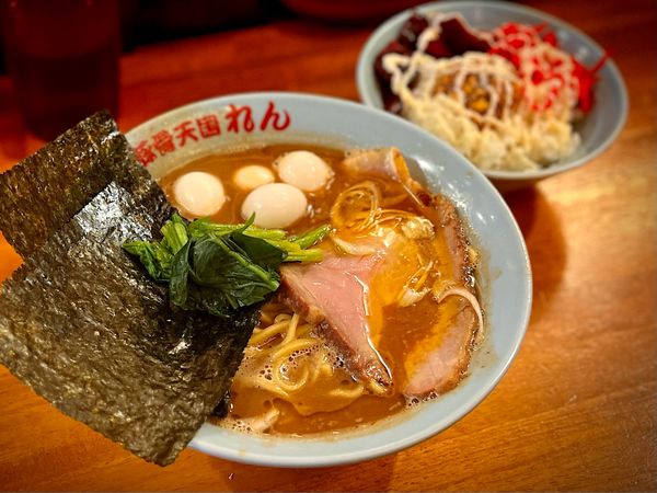 「豚骨天国 800縁」@豚骨らーめん れんの写真