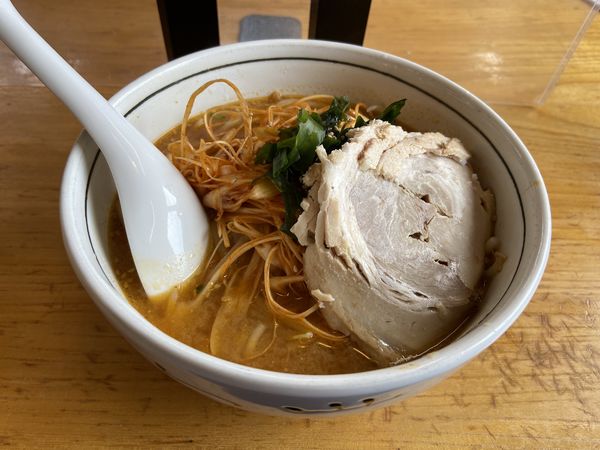 「辛ねぎ味噌ラーメン(820円)」@めんかくぼうの写真