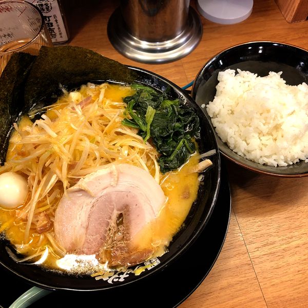 「ネギラーメン＋ライス」@町田商店 行徳店の写真