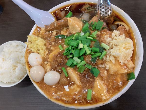 「笑天スタ満＋まさお＋小ライス」@元祖スタミナ満点らーめんすず鬼 狭山ヶ丘分店の写真