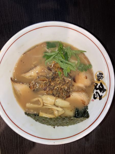 「濃厚煮干中華＋チャーハンセット」@屋台中華まるの写真