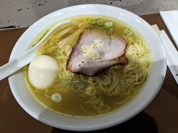 「守 細麺 塩 煮卵」@麺屋のスたの写真
