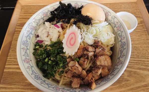 「味玉貝出汁油そば，麺大盛   1070円」@麺's キッチン RIRIの写真