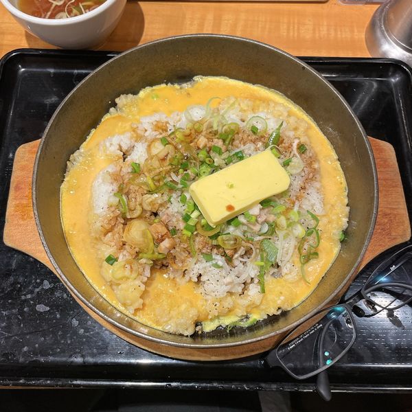 「鉄板イタめしニンニクバター味」@らあめん花月嵐 鶴見西口店の写真