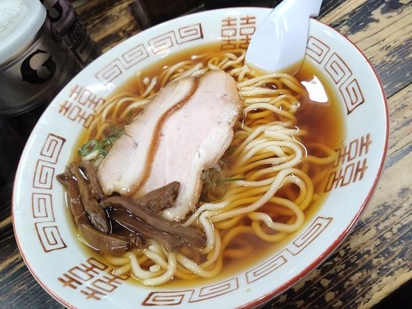 「あっさり 手打麺　750円」@長尾中華そば 西バイパス店の写真