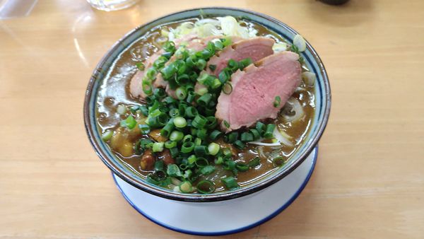 「【２月限定】鴨カレー南蛮③別皿牛100%メンチ」@MENYA 食い味の道有楽の写真