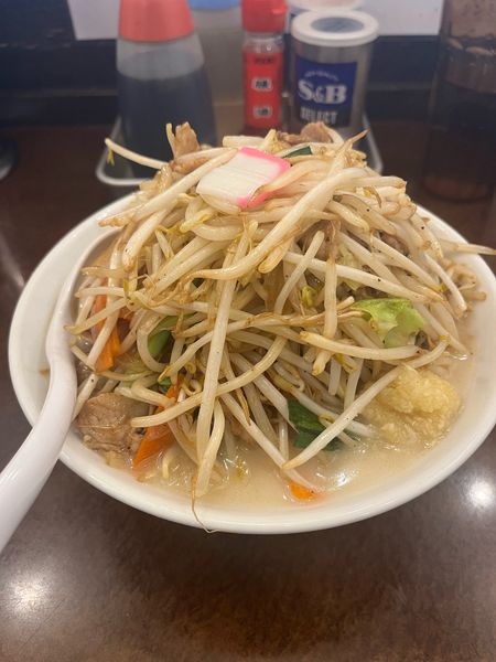 「濃厚タンメン野菜増し(1023円)」@極濃湯麺シントミ 本庄インター店の写真