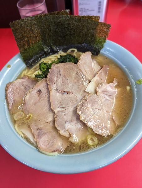 「チャーシューメン　大」@横浜家系ラーメン 心家の写真