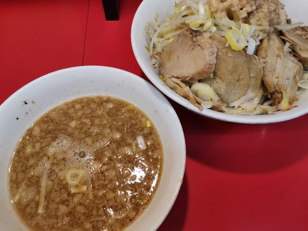 「つけ麺+豚」@豚ラーメン 板橋駅前店の写真