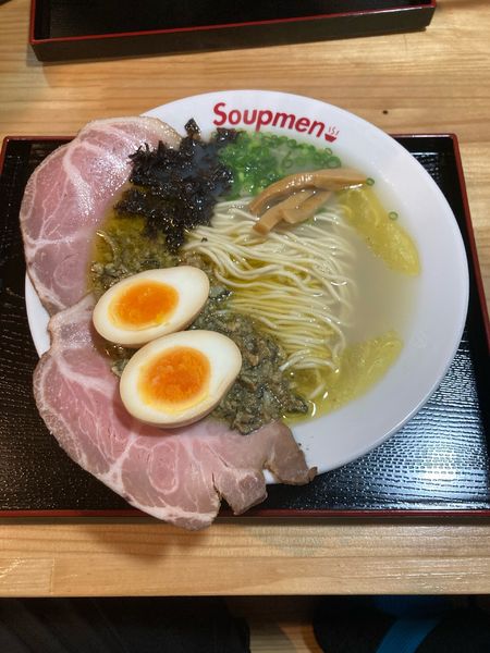 「牡蠣塩らぁ麺「金豚王」」@Soupmenの写真