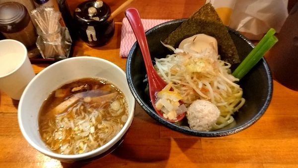 「醤油炊き つけ麺_900円」@つけ麺 しろぼしの写真