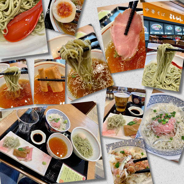 「名古屋コーチンの昆布水つけ麺1000円＋α」@中華そば よしかわ 三井アウトレットパーク入間店の写真